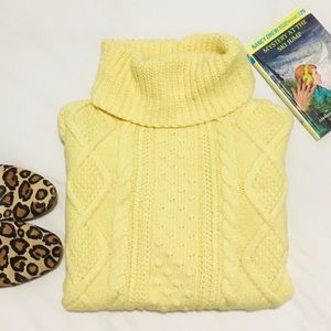Key Lime Classic Fit Turtleneck